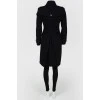Double -breasted coat with metal buttons