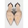 Animal print stiletto heels