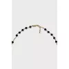 Necklace with crystals and beads