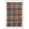 Cashmere scarf with signature print