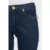 Blue jeans with studs