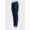 Blue jeans with studs