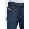 Men's blue jeans with embroidery