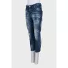 Джинсы boyfriend fit на низкой посадке