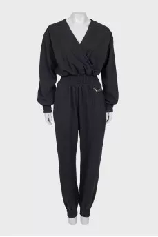 Fitted jumpsuit with trousers