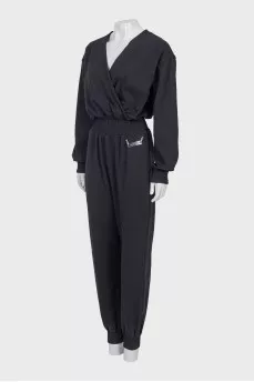 Fitted jumpsuit with trousers