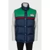 Men's two-tone vest