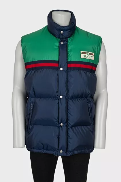 Men's two-tone vest