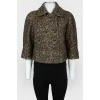 Jacket shortened with metal buttons