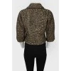 Jacket shortened with metal buttons