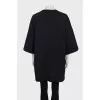 Black oversized T-shirt
