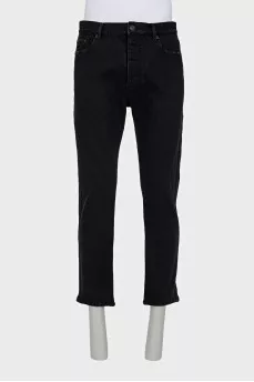Black unisex jeans