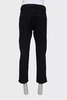 Black unisex jeans