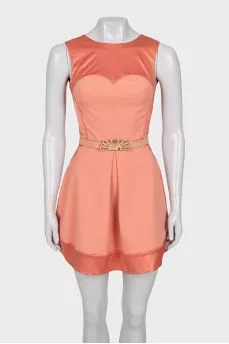 Cocktail dress with an open back