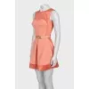 Cocktail dress with an open back