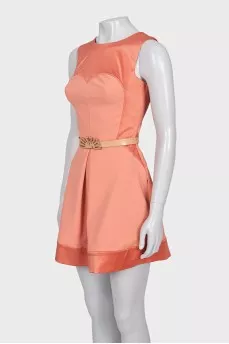 Cocktail dress with an open back