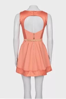 Cocktail dress with an open back