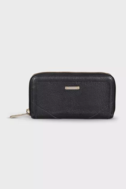 Men's textured leather wallet
