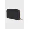 Men's textured leather wallet