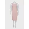 Pink dress with straps