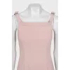 Pink dress with straps