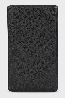 Men's rectangular leather wallet