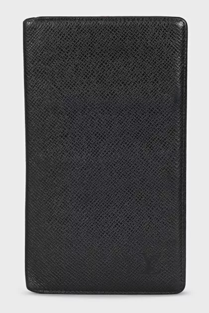 Men's rectangular leather wallet