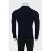 Men's wool polo shirt