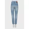 Блакитні джинси mom fit