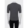 Slim-fit grey t-shirt