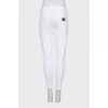 Tapered jeans with zippers at the bottom