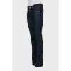 Прямі джинси raw denim