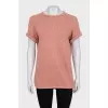 Drawstring T-shirt decorated with sequins