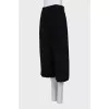 Black culottes with pockets