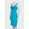 Fitted dress with a decorative insert