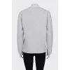 Sweatshirt with a signature print on the front