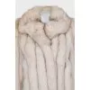 Vintage arctic fox fur coat
