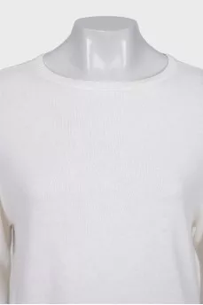 Jumper decorated with a transparent frill