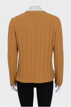 Loose-fitting wool pullover