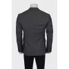 Men's double-breasted wool jacket
