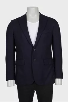 Men's black wool jacket