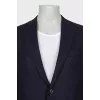 Men's black wool jacket
