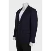 Men's black wool jacket