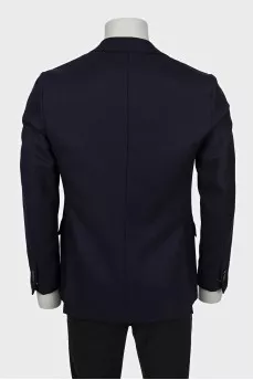 Men's black wool jacket