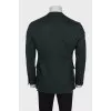 Men's green cashmere jacket