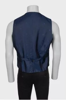Men's blue vest