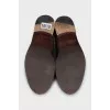 Men's suede slip-on shoes
