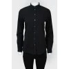 Black button down shirt