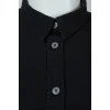 Black button down shirt