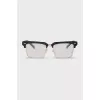Rectangular sunglasses with logo